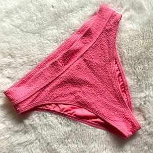 Billabong Maui Rider pink bikini‎ bottom So Dazed high waisted swimsuit M